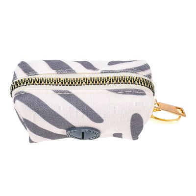 Portable Patterned Dog Poop Bag Holder, Washable Polyester