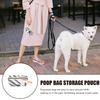 Portable Patterned Dog Poop Bag Holder, Washable Polyester view 3