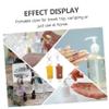 FRCOLOR 4-Piece Reusable Keychain Bottles for Lotion or Liquids view 2