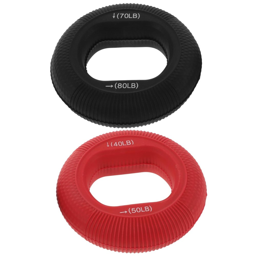 Supvox 2-Piece Adjustable Silicone Hand Grip Trainer Set