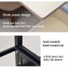 KHLMSRXJ Height-Adjustable Overbed Table with Casters and Storage Shelf view 4