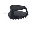 HAPINARY Silicone Scalp Massager Shampoo Brush for Men view 2