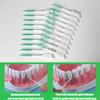 200 Green Interdental Brushes, Dental Floss Picks for Braces and Oral Cleaning view 4