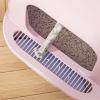 WQQYU6HKF Covered Cat Litter Box with Scoop, Leak-Resistant, Easy to Clean, Green view 4