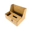 Beatifufu Rectangular Seagrass Tissue Box Organizer for Bathroom and Car, Simple Retro Design view 1