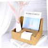 Beatifufu Rectangular Seagrass Tissue Box Organizer for Bathroom and Car, Simple Retro Design view 2