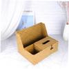 Beatifufu Rectangular Seagrass Tissue Box Organizer for Bathroom and Car, Simple Retro Design view 3