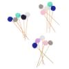 Decorative Aromatherapy Sticks, 15-Piece Set with Plush Ball and Wood view 1