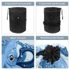 Blue Octopus Monster Travel Cosmetic Bag Set view 3