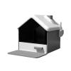 WQQYU6HKF Jumbo Covered Cat Litter Box, Portable, Easy to Clean, Gray view 1