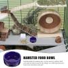 VILLFUL 2-Piece Ceramic Hamster Bowls for Small Animals view 3