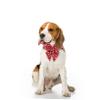 Adjustable Red Cotton Christmas Collar for Cats and Pets view 3