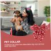 Adjustable Red Cotton Christmas Collar for Cats and Pets view 4
