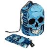 2-Piece Cosmetic Bag Set, Large Capacity, Waterproof, Skeleton Print view 1