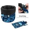 2-Piece Cosmetic Bag Set, Large Capacity, Waterproof, Skeleton Print view 4