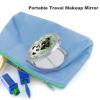 GFLFMXZW Panda Travel Makeup Mirror, 1x/2x Magnification view 3