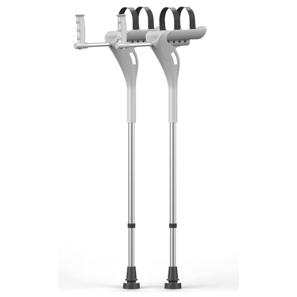 EPOTRDCV Adjustable Aluminum Forearm Crutches for Adults
