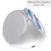 GFLFMXZW Winter Travel Makeup Compact Mirror, 1x/2x Magnification, Round Mini Purse Mirror view 2