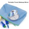 GFLFMXZW Winter Travel Makeup Compact Mirror, 1x/2x Magnification, Round Mini Purse Mirror view 3
