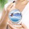 GFLFMXZW Winter Travel Makeup Compact Mirror, 1x/2x Magnification, Round Mini Purse Mirror view 4