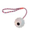 Restokki Rubber Chew Ball for Dogs with Rope view 1