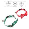 BESPORTBLE 2-Piece Christmas Cat Collar Set with Bells and Bow Decor view 4
