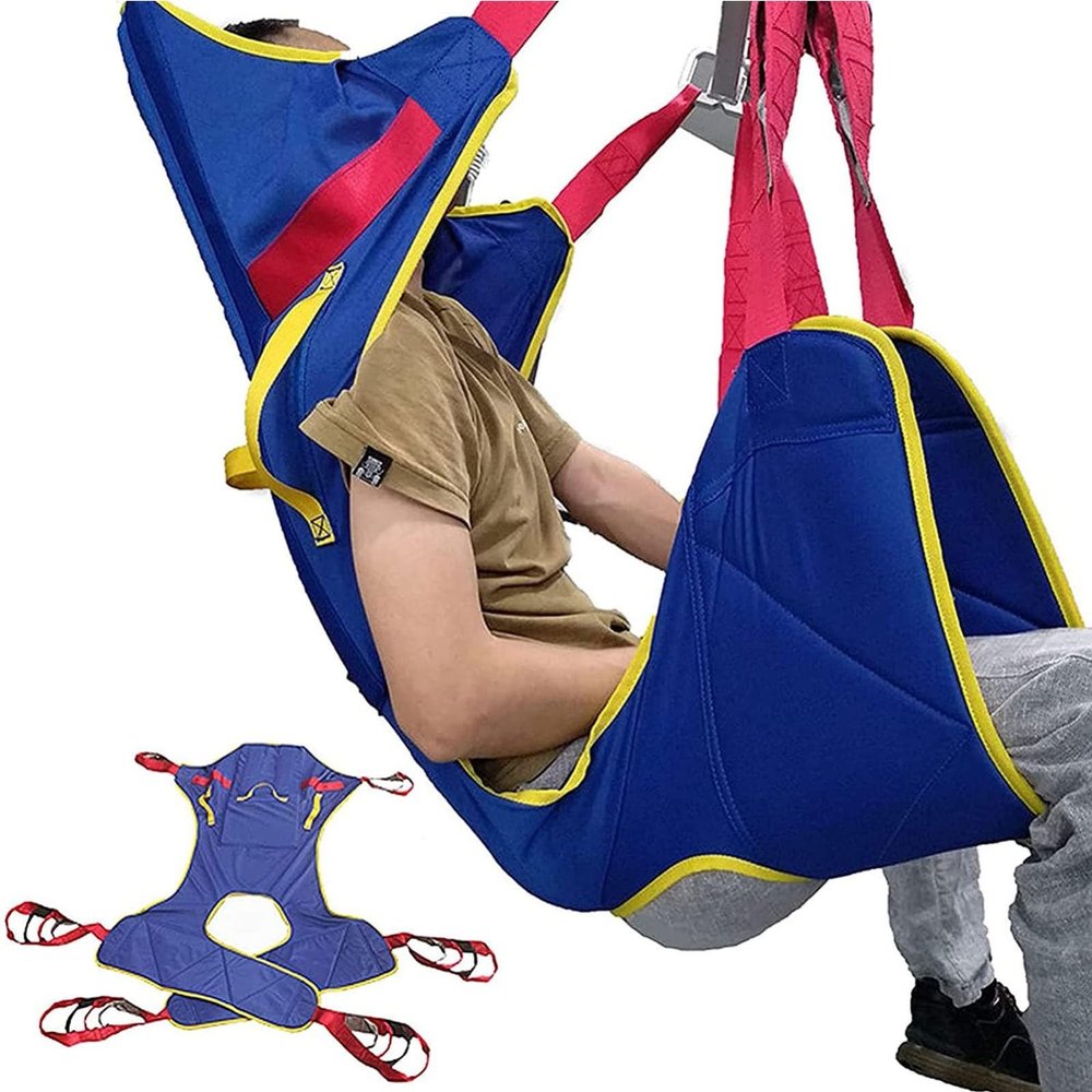 Toileting Full-Body Patient Lift Sling, L, 150 kg Capacity