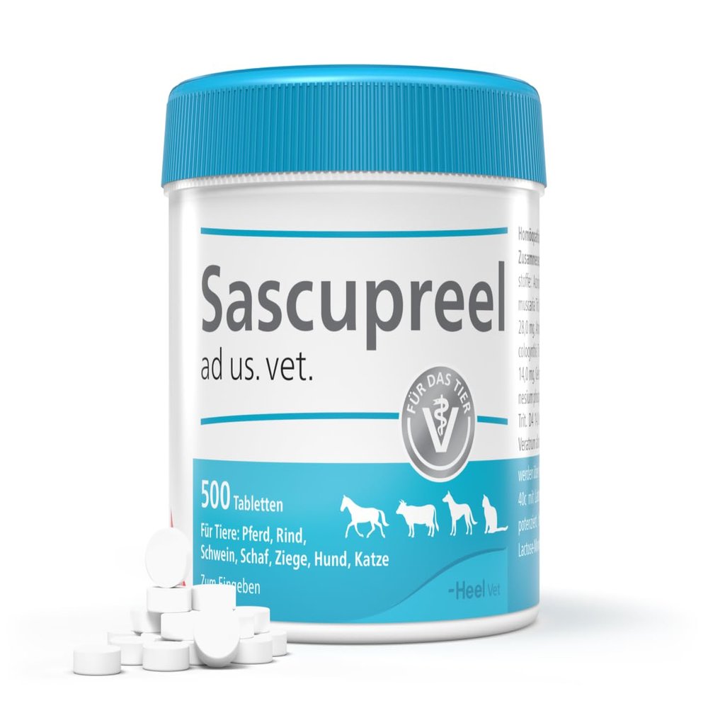 Sascupreel ad us. vet. 500 Tablets – For Tummy Upset