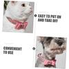 Adjustable Pet Collar with Bow and Rhinestones, 1 Set view 4