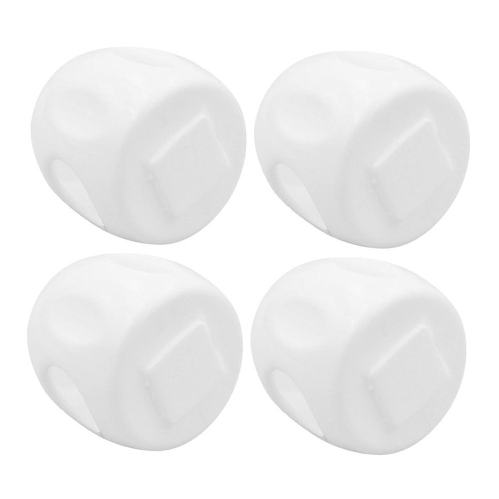 Childproof Door Knob Covers, 4-Pack, PP, White