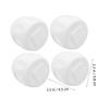 Childproof Door Knob Covers, 4-Pack, PP, White view 2