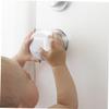 Childproof Door Knob Covers, 4-Pack, PP, White view 4