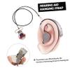 Hearing Aid Clip Safety Cable for Children, Black, Stainless Steel view 3