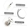 Hearing Aid Clip Safety Cable for Children, Black, Stainless Steel view 4