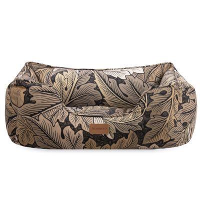 Rosewood x Morris & Co. Acanthus Box Bed for Dogs, Khaki