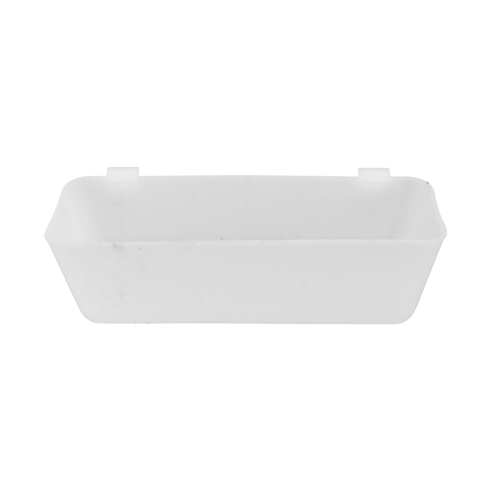 VILLFUL 10-Pack White Plastic Feeders for Pet Pigeons