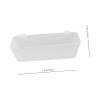 VILLFUL 10-Pack White Plastic Feeders for Pet Pigeons view 2