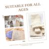 20 Cotton and Linen Soap Net Bags with Drawstrings view 3