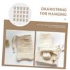 20 Cotton and Linen Soap Net Bags with Drawstrings view 4