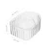 Transparent Acrylic Manicure Bowl for Nail Soaking and Removal view 3