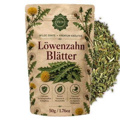 Dandelion Tea 50 g | 100% Dandelion Leaves | Loose Herbal Tea