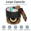 2-Piece Makeup Bag Set, Travel Cosmetic Pouches, Waterproof, Drawstring, Illuminati Pyramid Eye view 2