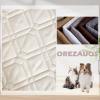 OREZAUQS Washable Orthopedic Dog Bed Sofa Cushion, Khaki, 90 x 120 cm view 2