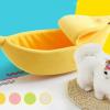 Banana-Shaped Plush Cat Bed, Pink, 40 x 15 x 10 cm view 4