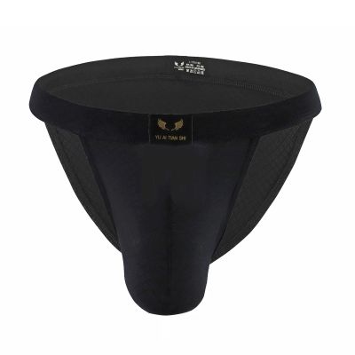Men's Sexy Transparent Mesh Low-Rise Thong Underwear