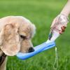 Pet Water Bottle with Silicone Folding Lid view 3