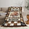 Golden Retriever Print Fleece Blanket for Dogs view 2