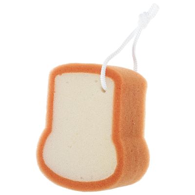 HONMEET Portable Cartoon Bath Sponge for Children, Gentle Bathing and Travel, Yellow, Random Color
