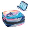 Period Kit Bag for Girls and Women, Dolphin-2088 Zippered Sanitary Pad Pouch view 1