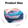 Period Kit Bag for Girls and Women, Dolphin-2088 Zippered Sanitary Pad Pouch view 2